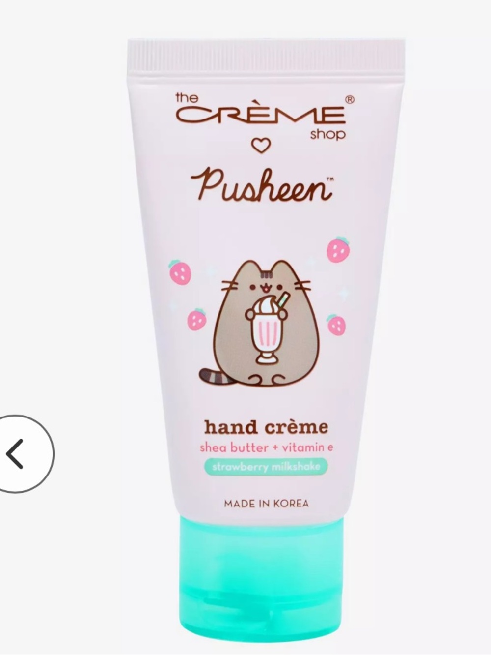 6- PUSHEEN STRAWBERRY MILKSHAKE HAND CRÈME 🐱🍓 - Picture 3 of 5